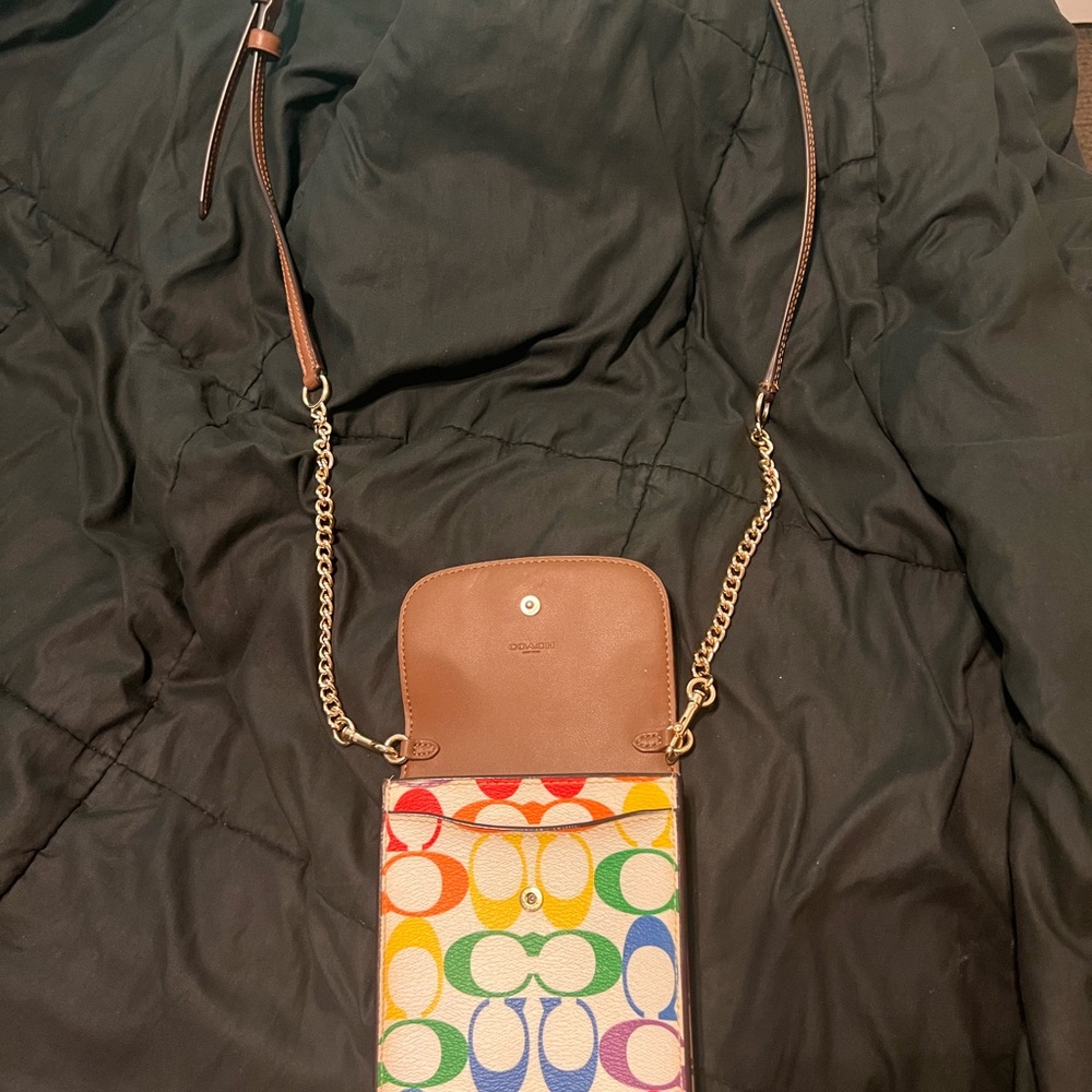 Coach Multicolor Signature Crossbody Bag